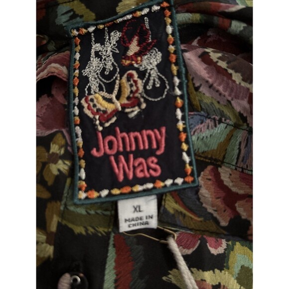 Johnny Was Sz XL The Audrey Oversized Silk Blouse NWT - Picture 6 of 8